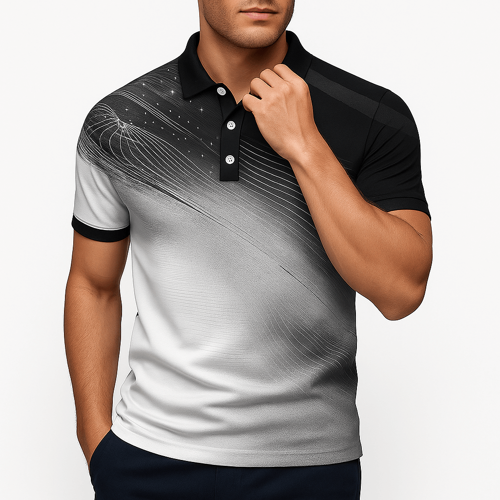MARMIRI | Contrast Collar Polo Shirt
