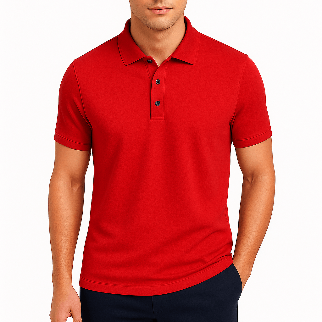 MARMIRI | Cotton Short Sleeve Polo Shirt