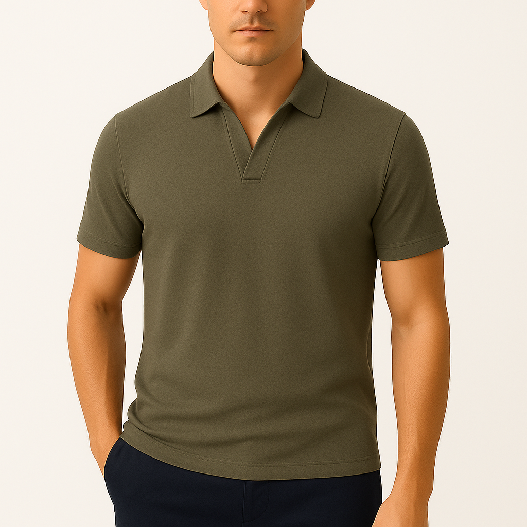 MARMIRI | Leo Knit Cotton Polo Shirt