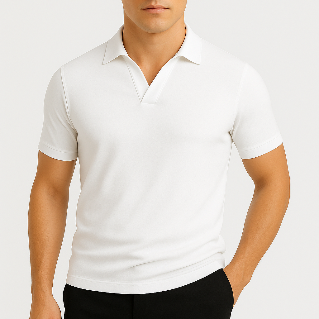 MARMIRI | Leo Knit Cotton Polo Shirt