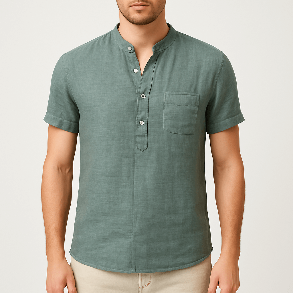 MARMIRI | Linen Short Sleeve Shirt