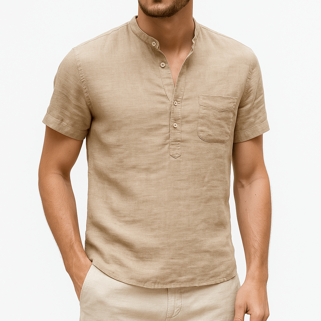 MARMIRI | Linen Short Sleeve Shirt