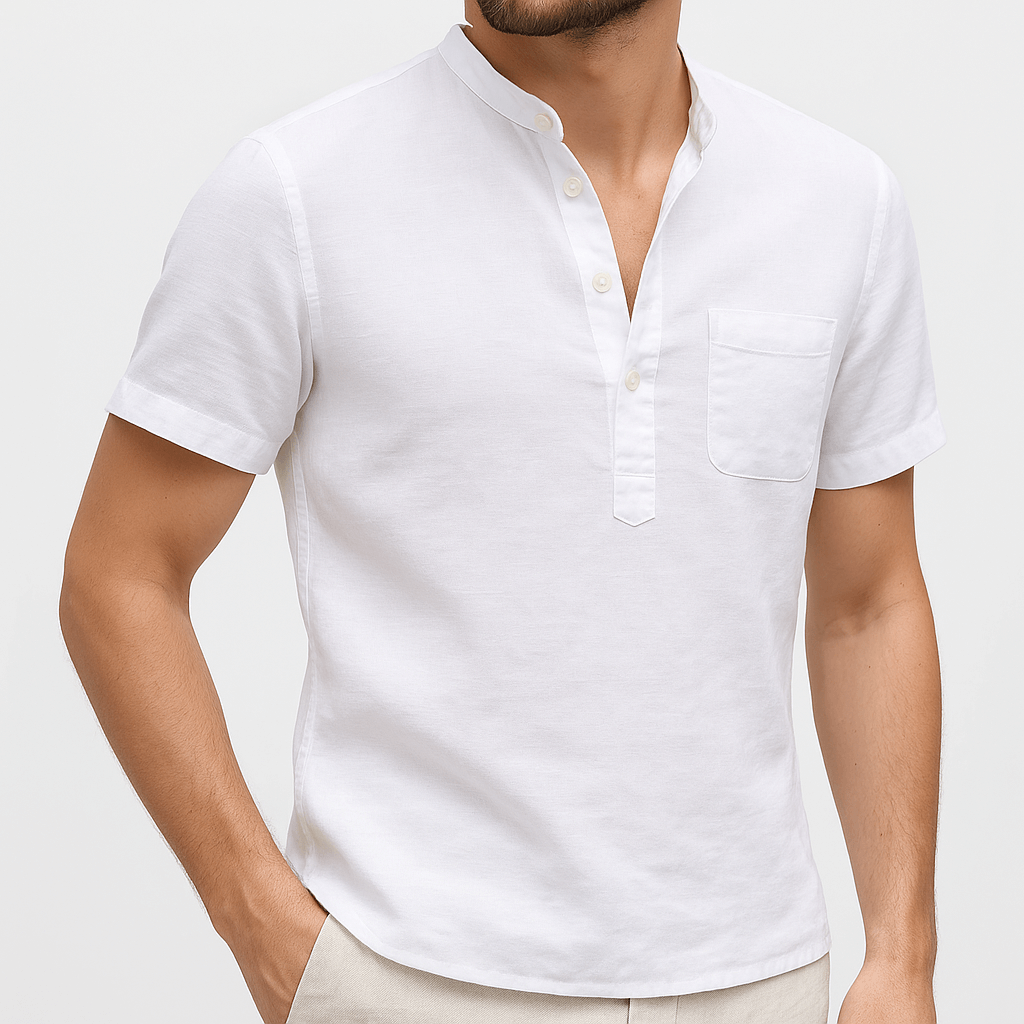 MARMIRI | Linen Short Sleeve Shirt