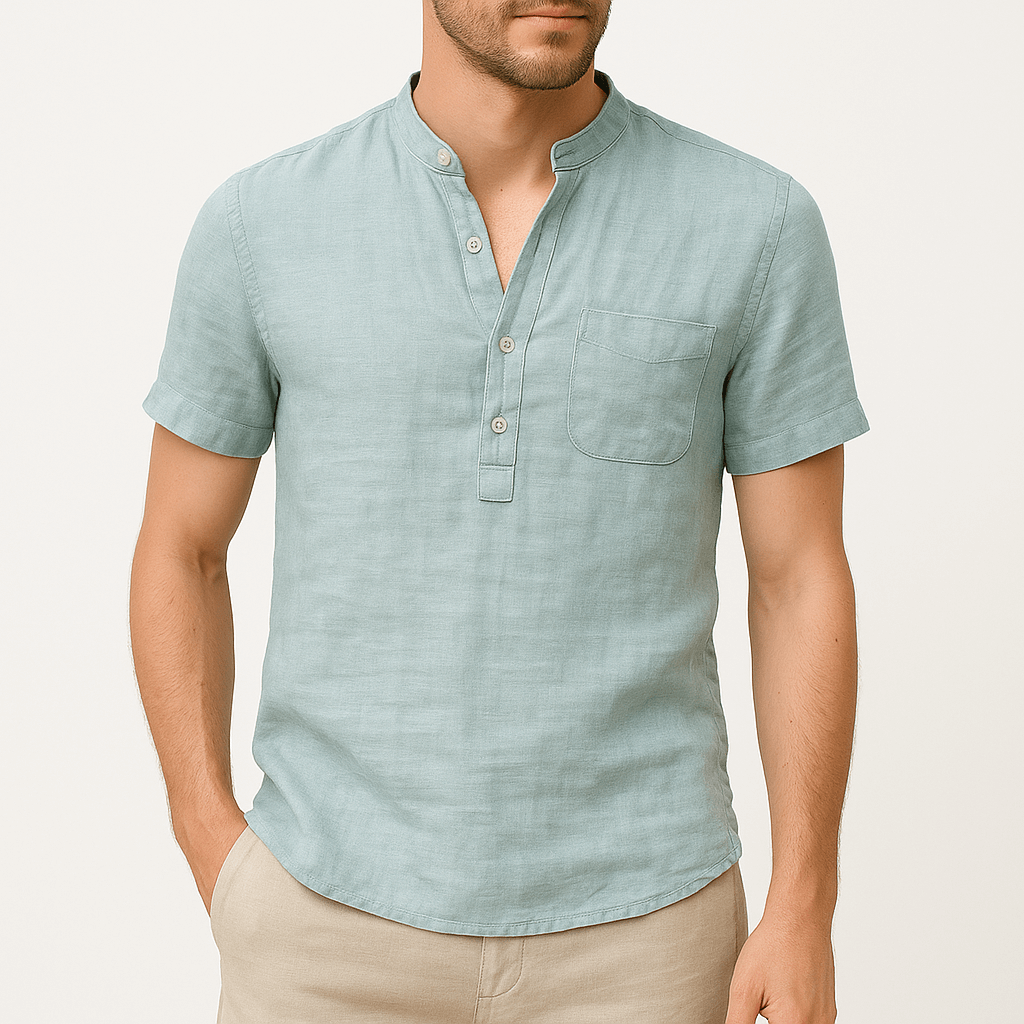 MARMIRI | Linen Short Sleeve Shirt