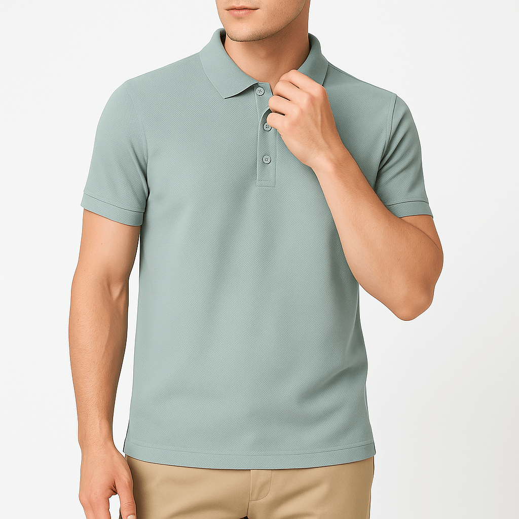 MARMIRI | Pineapple Knit Polo Shirt