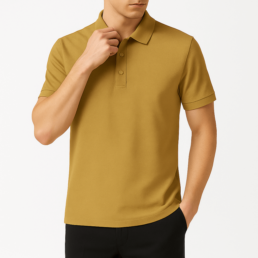 MARMIRI | Pineapple Knit Polo Shirt