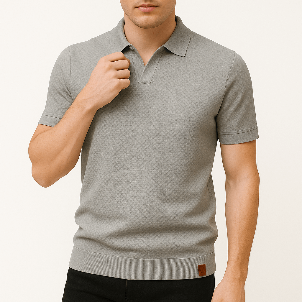 MARMIRI | Relaxed Knit Polo Shirt