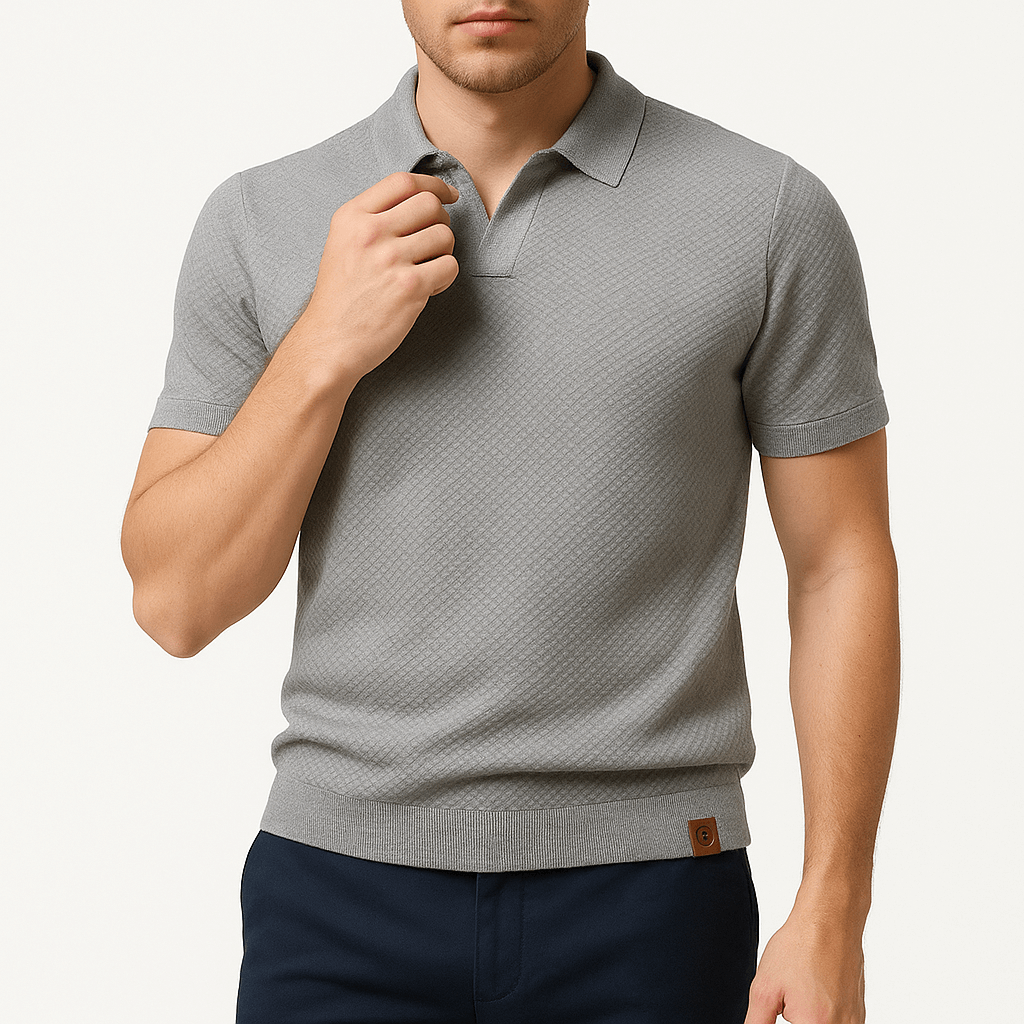 MARMIRI | Relaxed Knit Polo Shirt