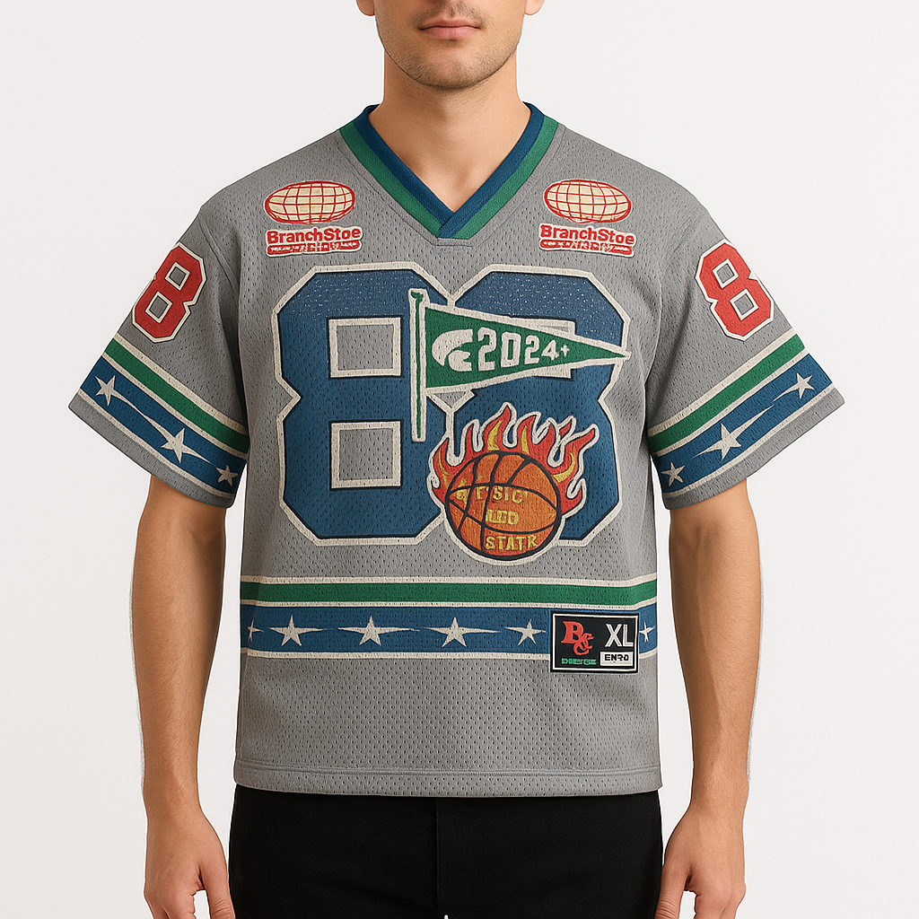 MARMIRI | Retro Mesh Football Jersey