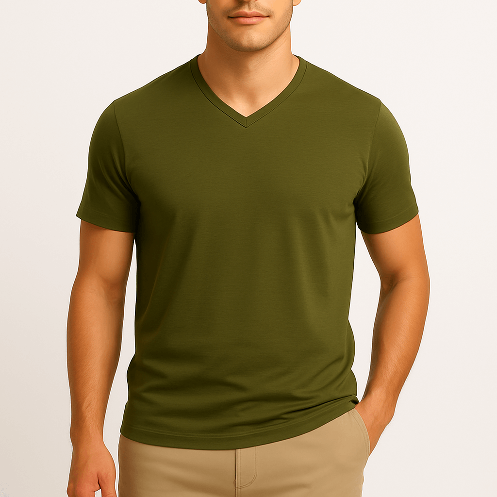 MARMIRI | Slim Fit V-Neck Shirt