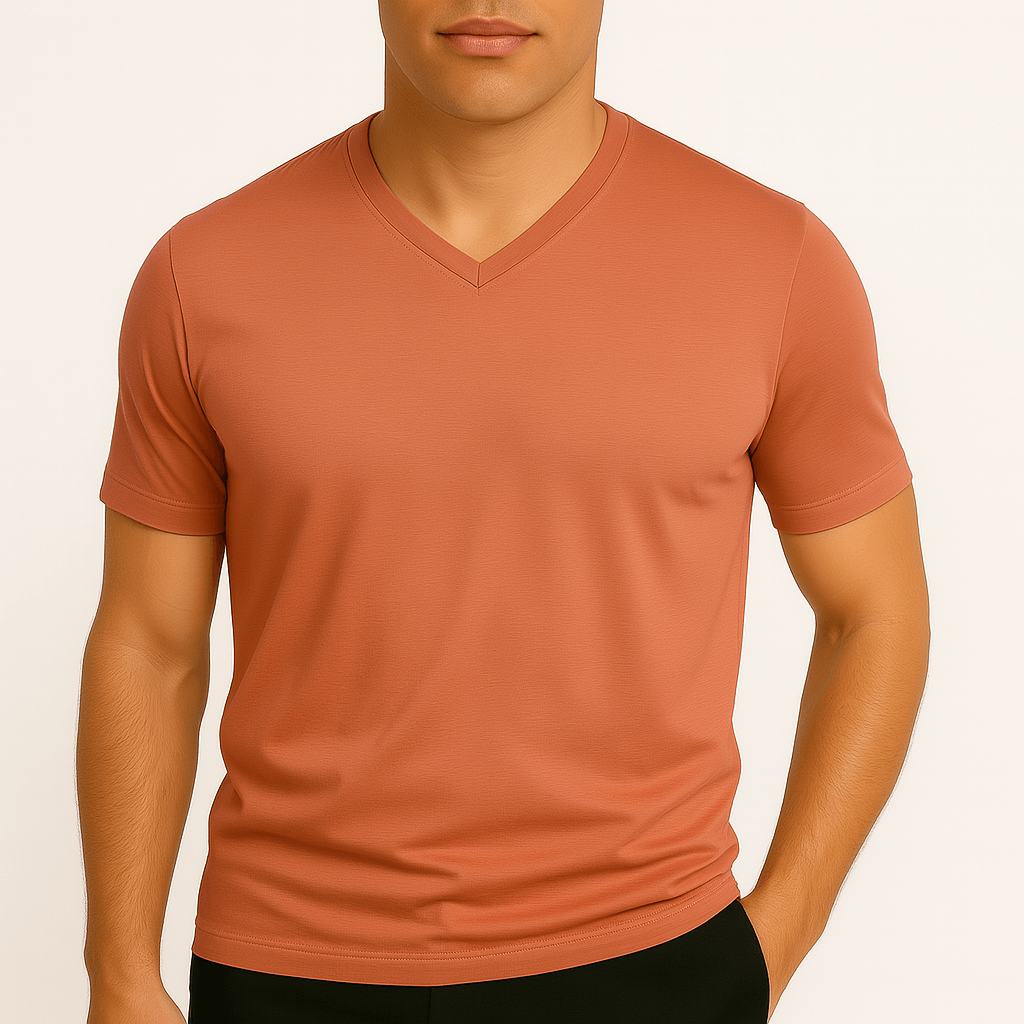 MARMIRI | Slim Fit V-Neck Shirt