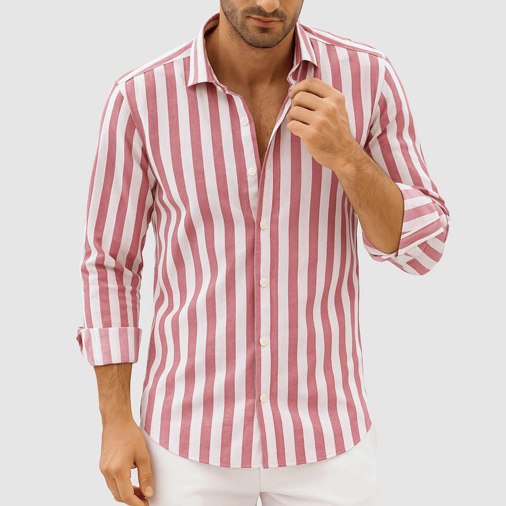 MARMIRI | Striped Linen Shirt