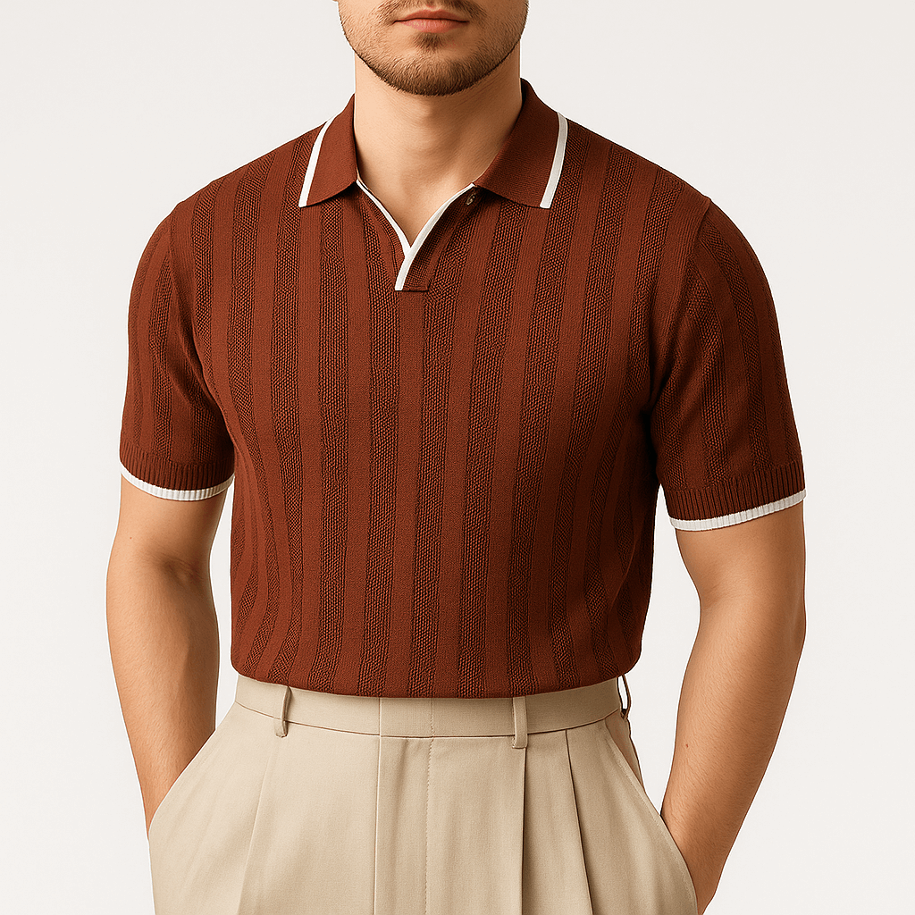 MARMIRI | Striped Polo Shirt