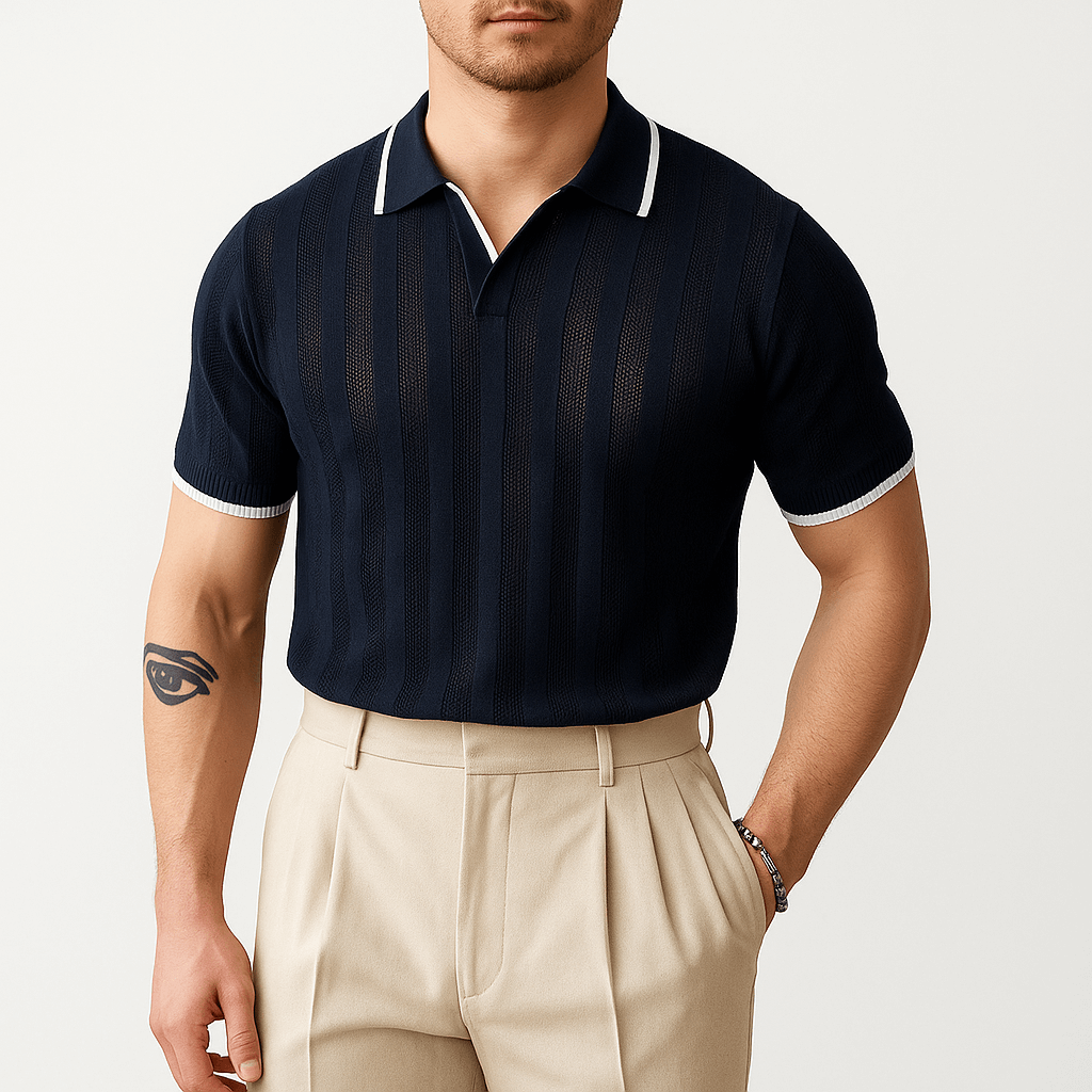 MARMIRI | Striped Polo Shirt