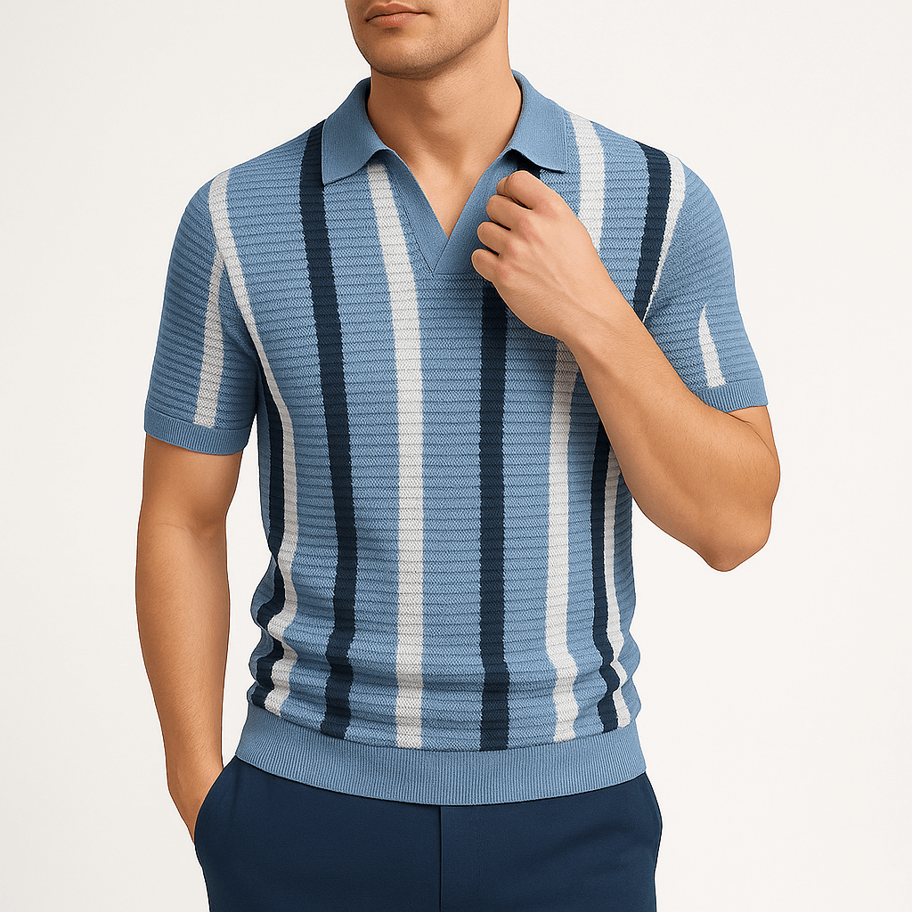 MARMIRI | Sweater Knit Polo Shirt