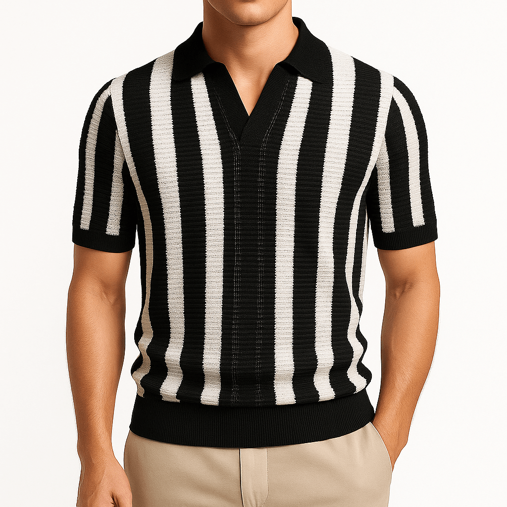 MARMIRI | Sweater Knit Polo Shirt