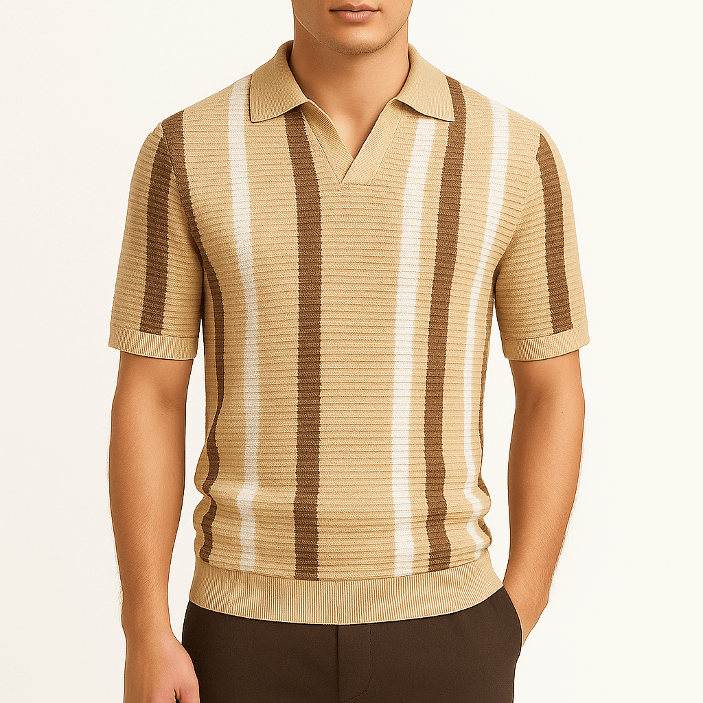 MARMIRI | Sweater Knit Polo Shirt