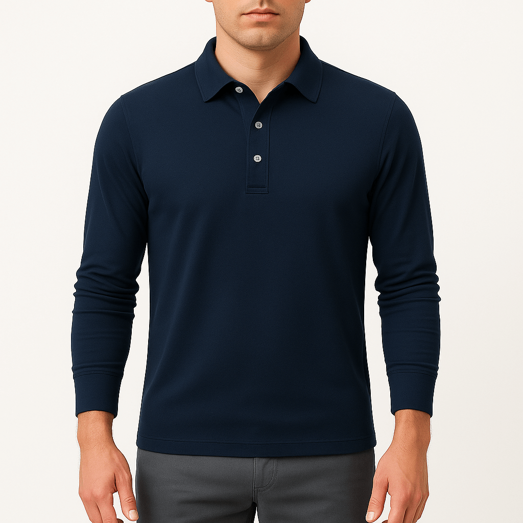 MARMIRI | Waffle Knit Polo Shirt