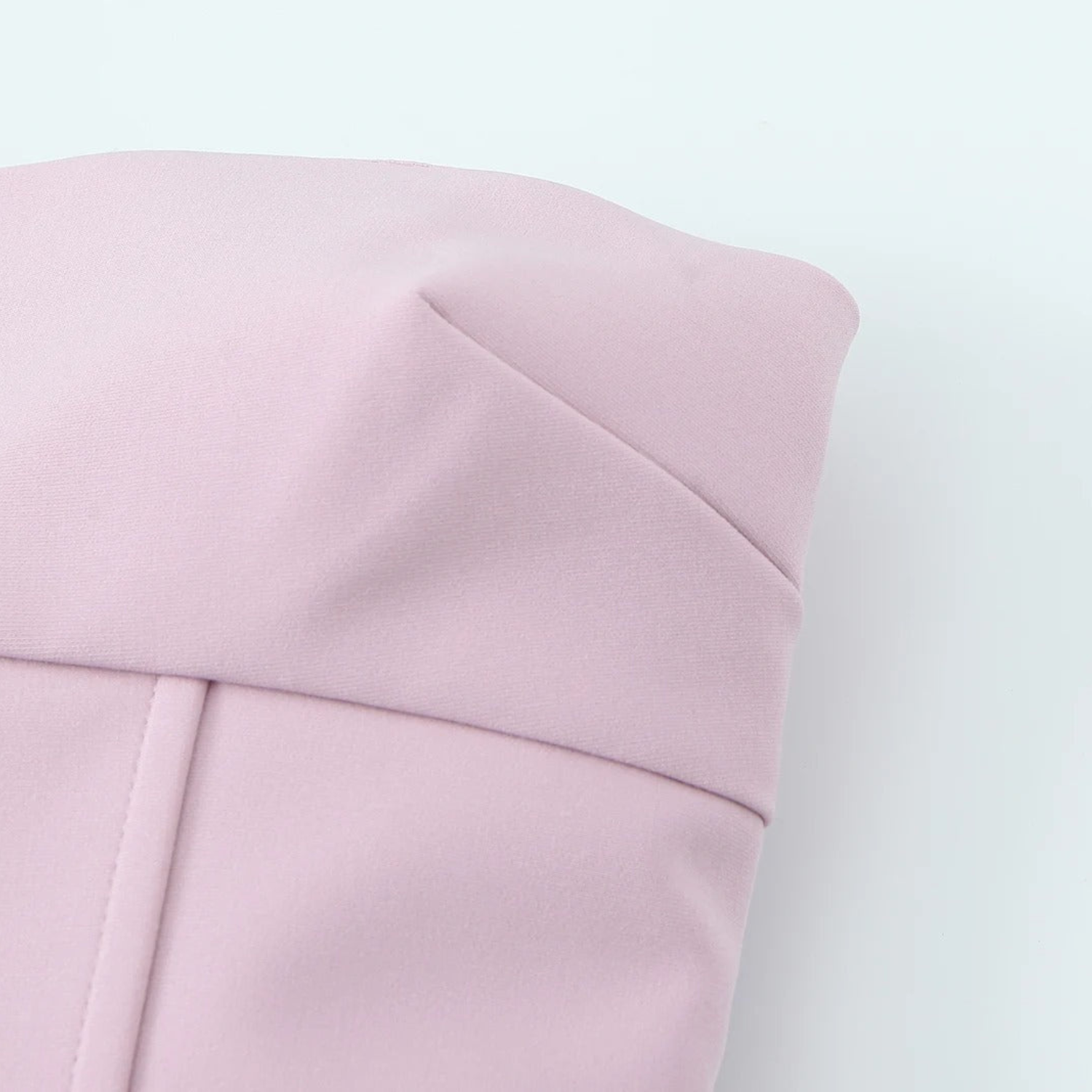 Jaslyn | Strapless Pink Mini Dress with Bow Detail