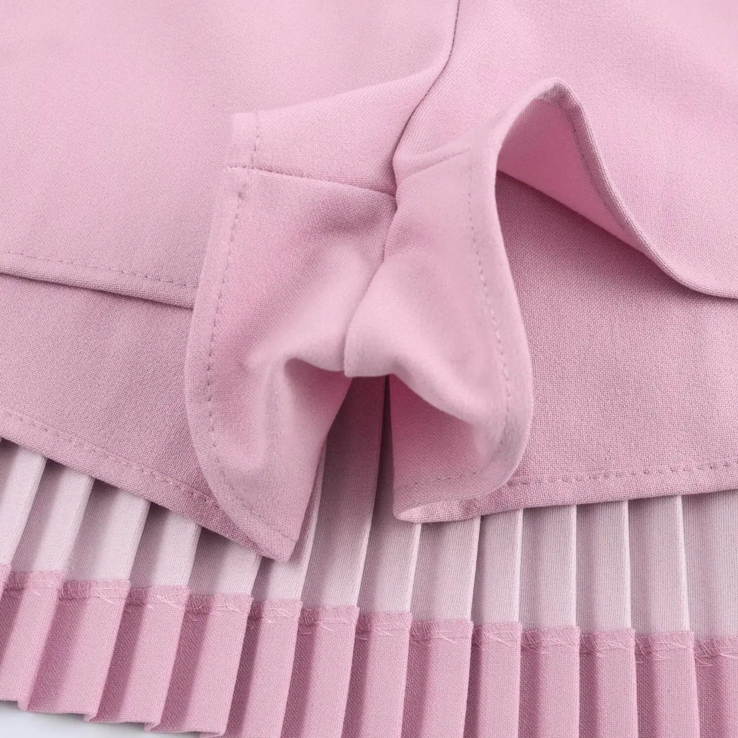 Paulie | Sleeveless Mini Dress with Square Neckline and Pleated Design